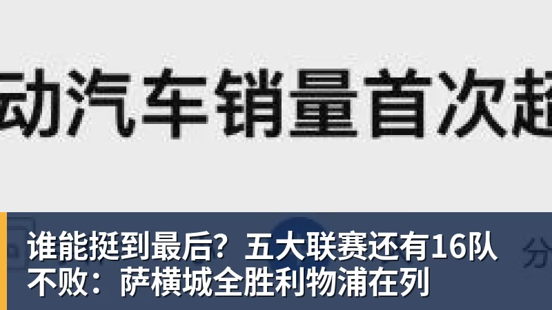 乐虎体育谁能挺到最后？五大联赛还有16队不败：萨横城全胜利物浦在列